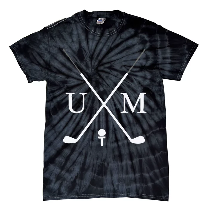 Embroidered Golf Tie-Dye T-Shirt