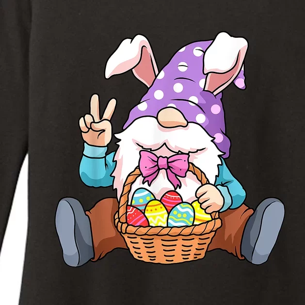 Easter Gnome Egg Funny Easter Womens CVC Long Sleeve Shirt