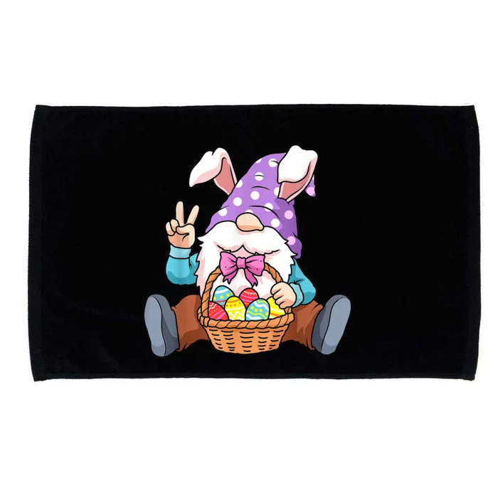 Easter Gnome Egg Funny Easter Microfiber Hand Towel