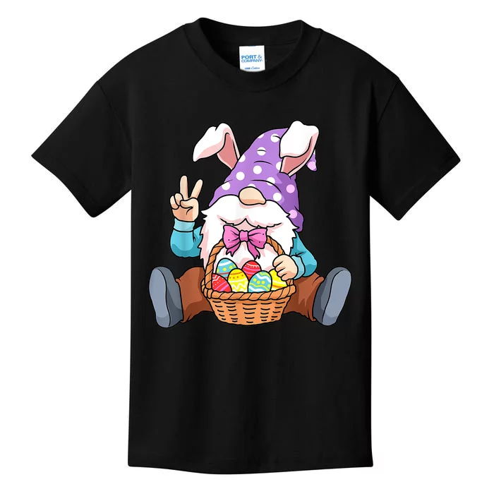 Easter Gnome Egg Funny Easter Kids T-Shirt