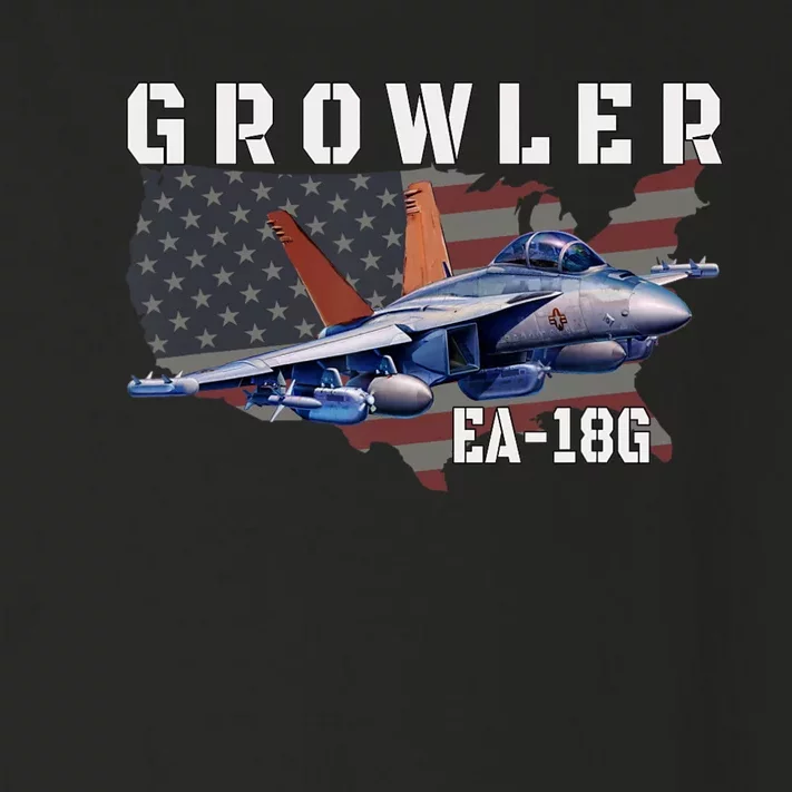 Ea18G Growler Electronic Warfare Aircraft Military Aviation Toddler Long Sleeve Shirt