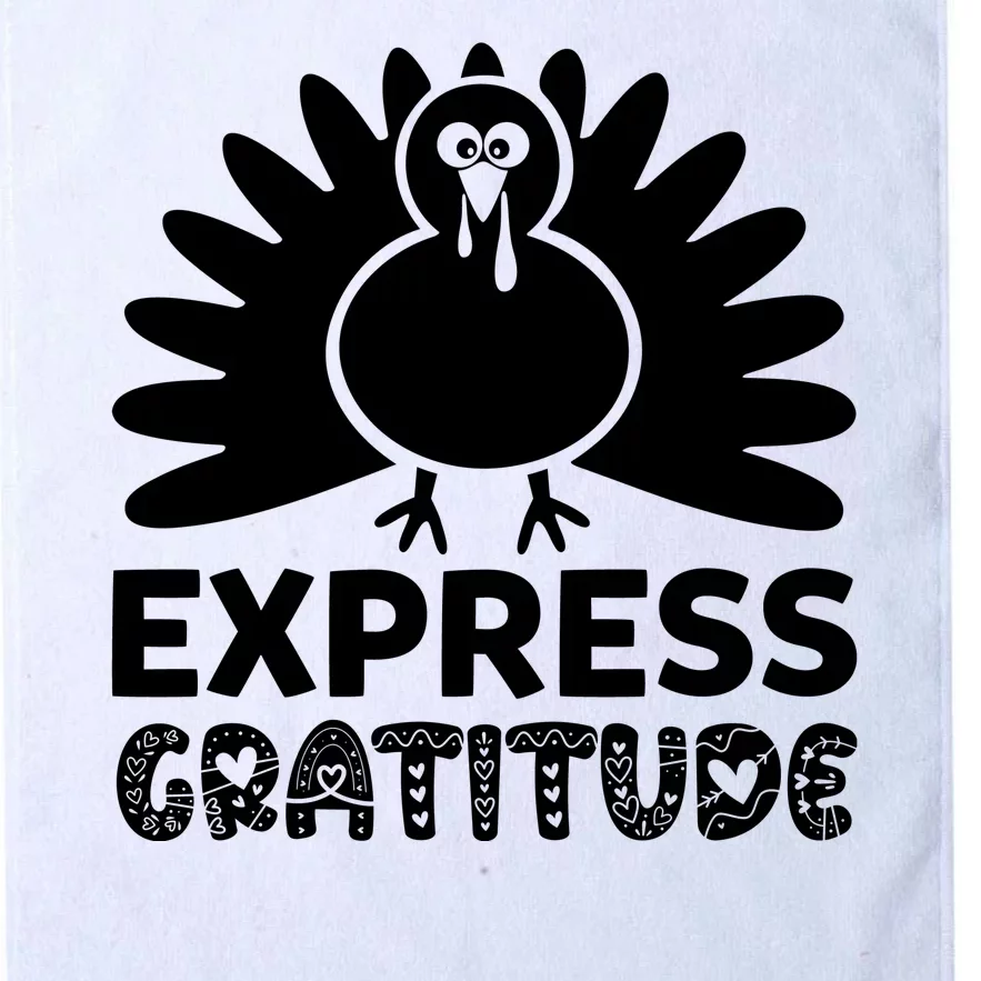 Express Gratitude Platinum Collection Golf Towel