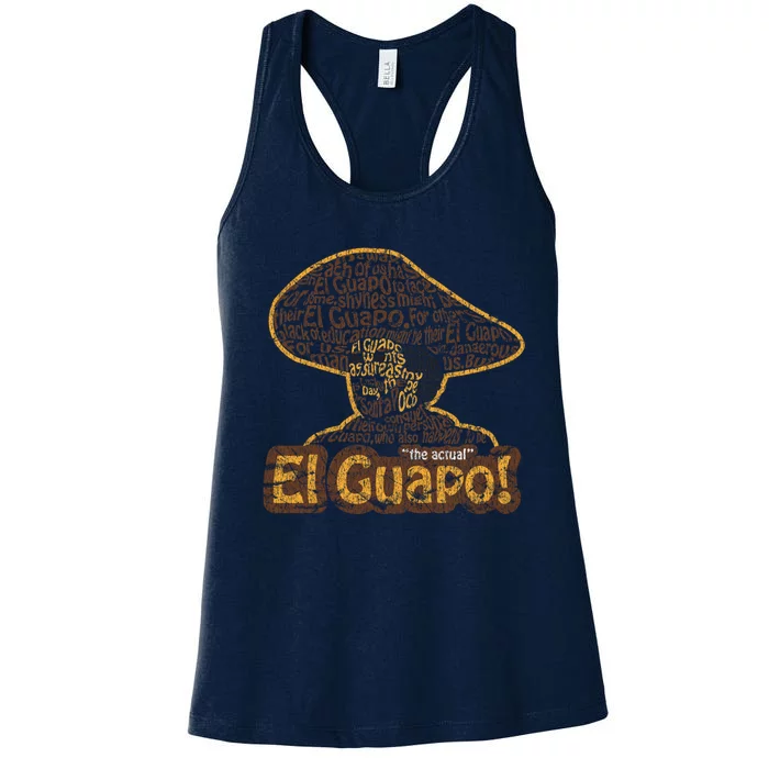 El Guapo! Fitted Women's Racerback Tank