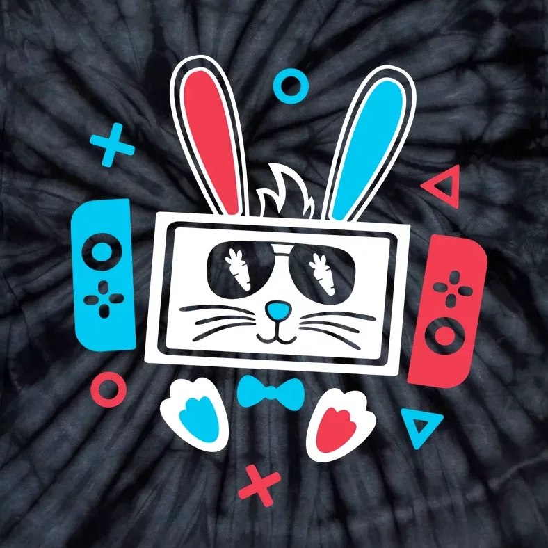 Easter Gamer Funny Happy Easter Gamer Easter Bunny Gamer Tie-Dye T-Shirt