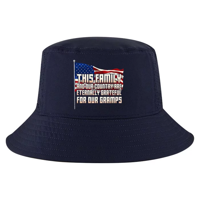 Eternally Grateful For Our Gramps Memorial Day Cool Comfort Performance Bucket Hat