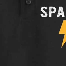 Electrician Gift Funny Sparky Nickname Lightning Bolt Tee Dry Zone Grid Performance Polo