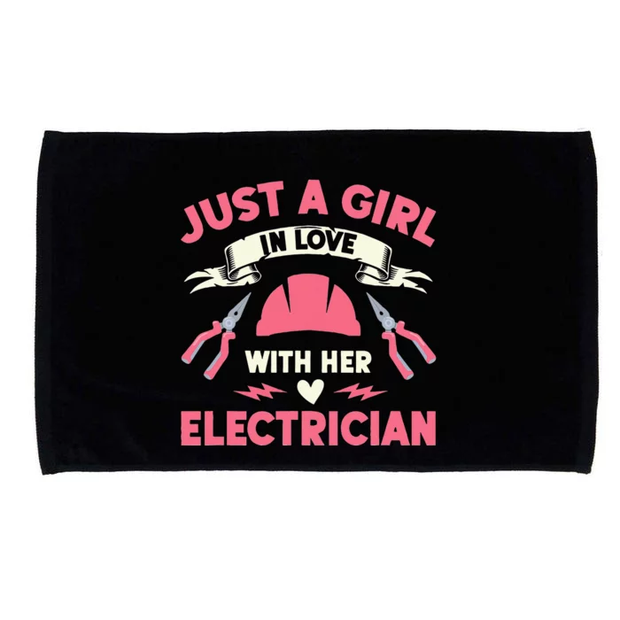 Electrician Gifts for Funny Electrical Design Microfiber Hand Towel