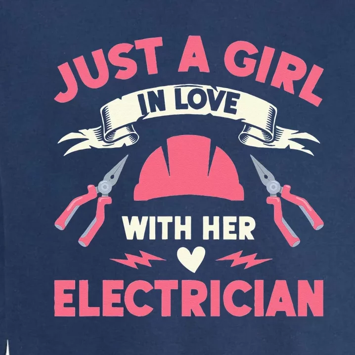 Electrician Gifts for Funny Electrical Design Garment-Dyed Sweatshirt