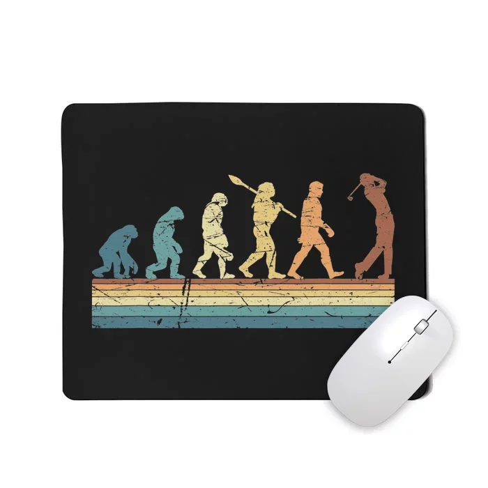 Evolution Golfer Funny Golf Golfing Father's Day Gift Dad Mousepad