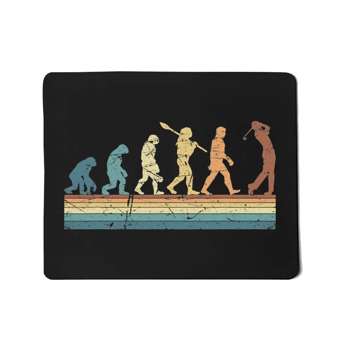 Evolution Golfer Funny Golf Golfing Father's Day Gift Dad Mousepad