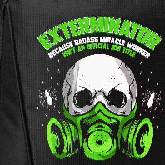 Exterminator Gift for Pest Controller Profession City Backpack