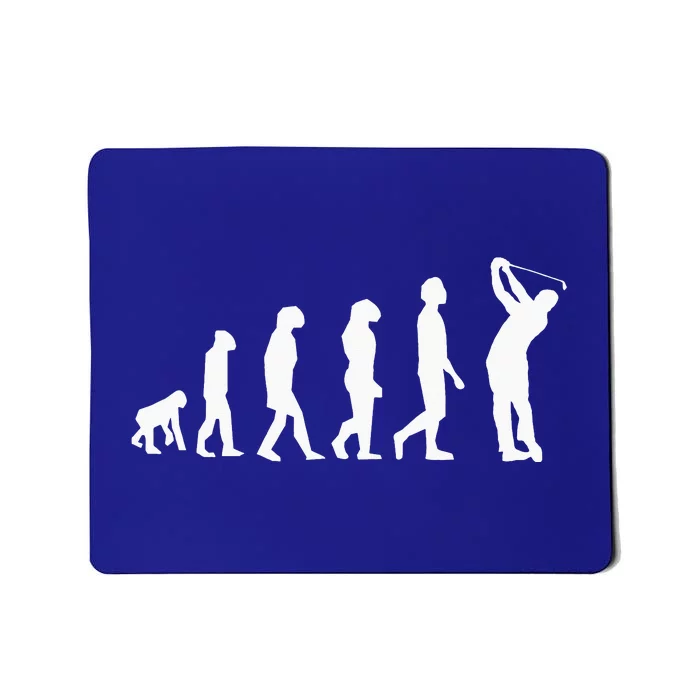 Evolution Golfer Funny Golf Golfing Father's Day Gift Dad Mousepad