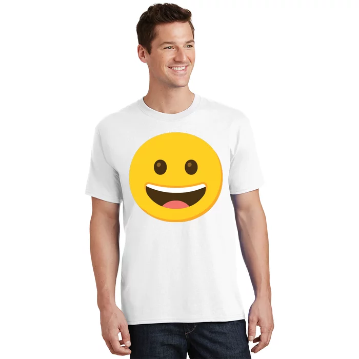 Emoticon Grinning Face Happy T-Shirt