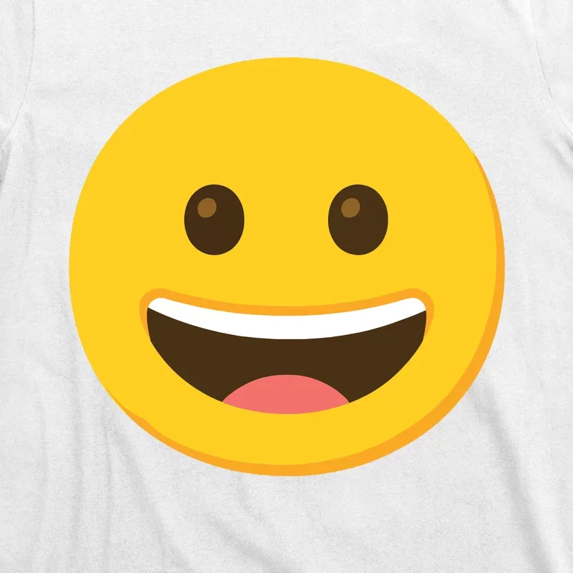 Emoticon Grinning Face Happy T-Shirt