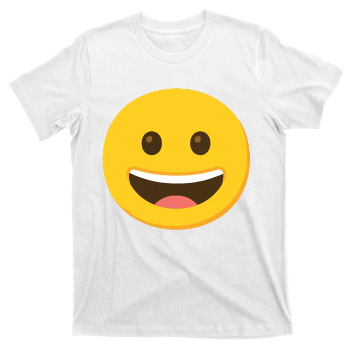 Emoticon Grinning Face Happy T-Shirt