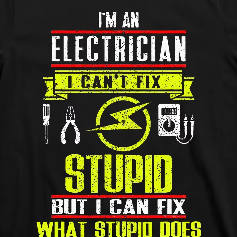 Electrician Gifts for Funny electrical Design. T-Shirt