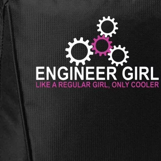 Engineer Girl Funny Cute Engineering STEM Gift For Girl City Backpack