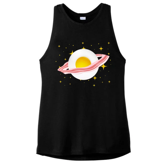 Egg Bacon Planet Ladies Tri-Blend Wicking Tank