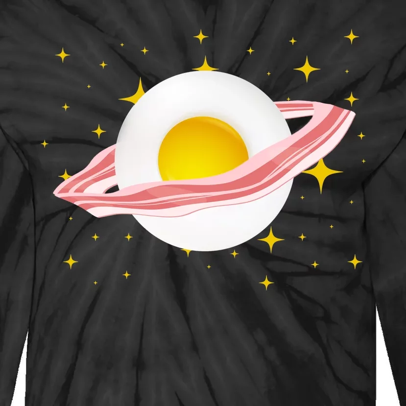 Egg Bacon Planet Tie-Dye Long Sleeve Shirt