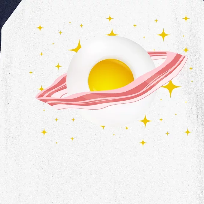 Egg Bacon Planet Baseball Sleeve Shirt