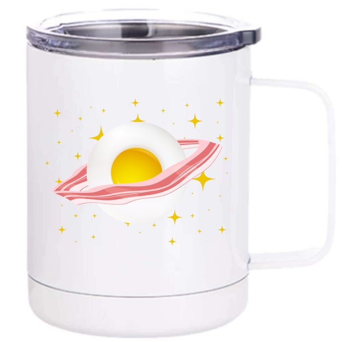 Egg Bacon Planet Front & Back 12oz Stainless Steel Tumbler Cup