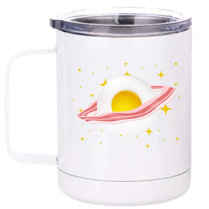 Egg Bacon Planet Front & Back 12oz Stainless Steel Tumbler Cup