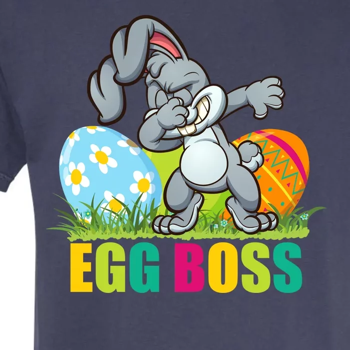 Egg Boss Dabbing Easter Bunny Garment-Dyed Heavyweight T-Shirt