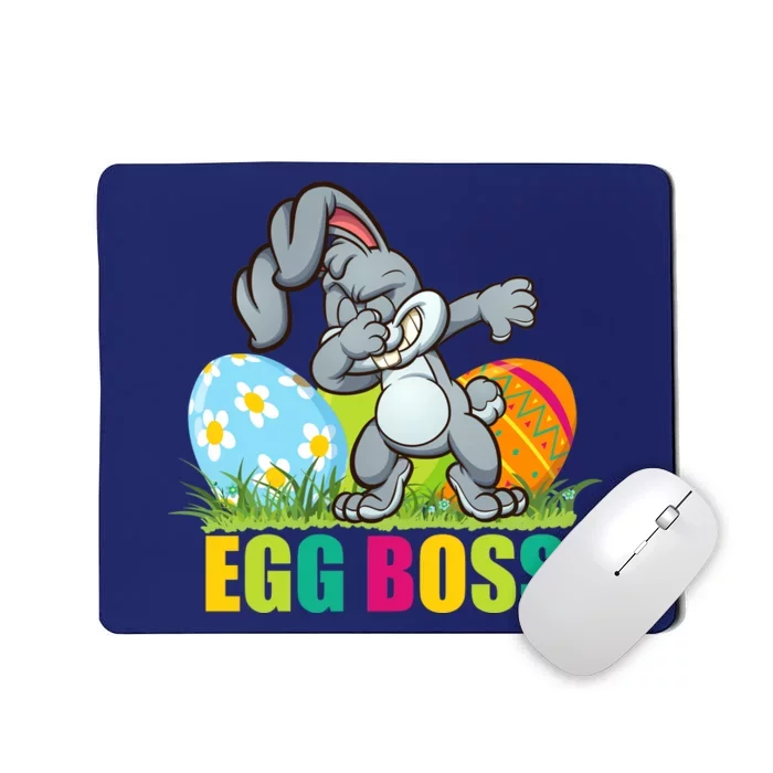 Egg Boss Dabbing Easter Bunny Mousepad