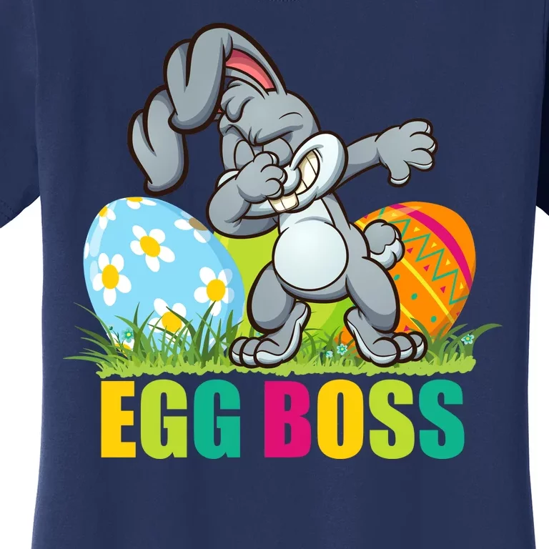 Egg Boss Dabbing Easter Bunny Women's T-Shirt