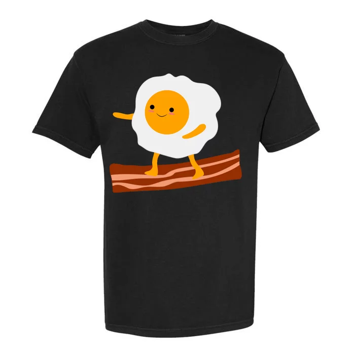 Egg Surfing On Bacon Garment-Dyed Heavyweight T-Shirt