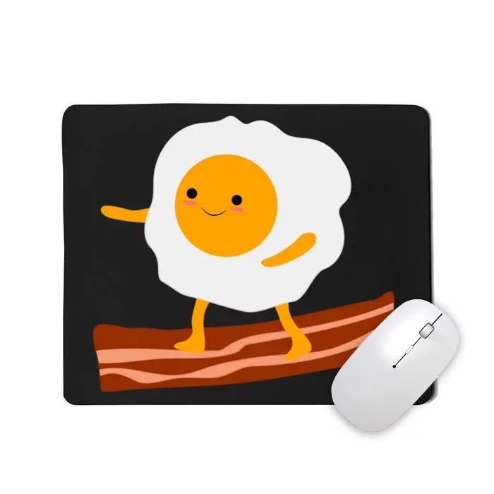 Egg Surfing On Bacon Mousepad