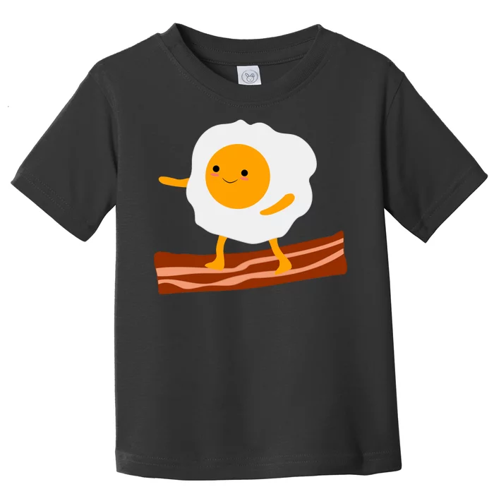 Egg Surfing On Bacon Toddler T-Shirt