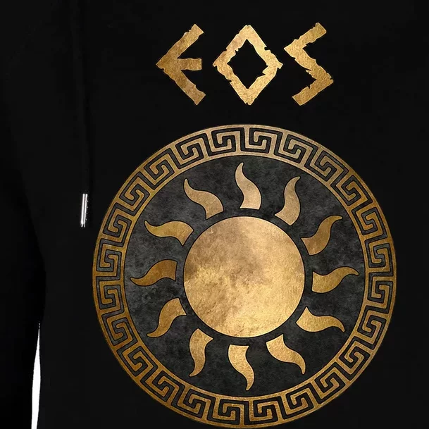 Eos Greek Goddess Of The Dawn Symbol Womens Funnel Neck Pullover Hood