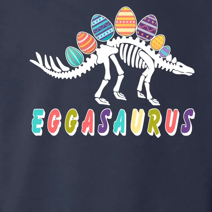 Eggasaurus Dino Stegosaurus Easter Egg Dinosaur Toddler Hoodie