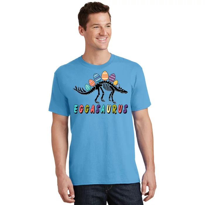 Eggasaurus Dino Stegosaurus Easter Egg Dinosaur T-Shirt