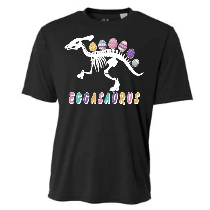 Eggasaurus Plateosaurus Funny Cute Easter Cooling Performance Crew T-Shirt