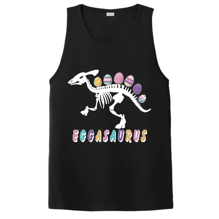 Eggasaurus Plateosaurus Funny Cute Easter Performance Tank