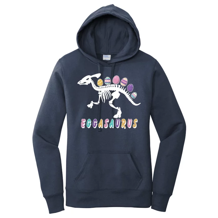 Eggasaurus Plateosaurus Funny Cute Easter Women's Pullover Hoodie