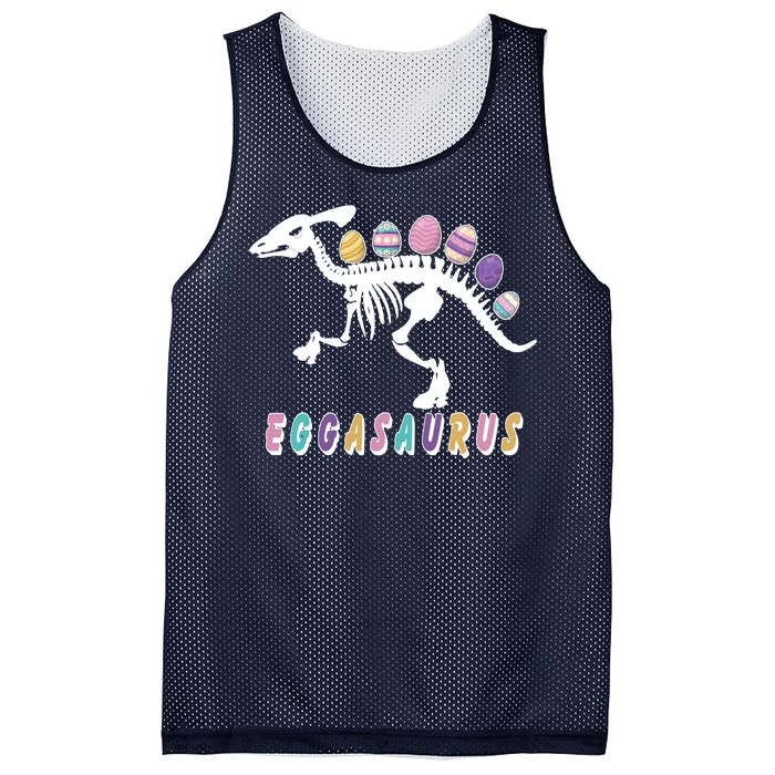 Eggasaurus Plateosaurus Funny Cute Easter Mesh Reversible Basketball Jersey Tank