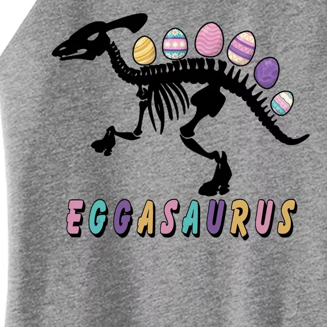 Eggasaurus Plateosaurus Funny Cute Easter Women’s Perfect Tri Rocker Tank