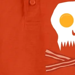 Eggs And Bacon Skull Dry Zone Grid Performance Polo