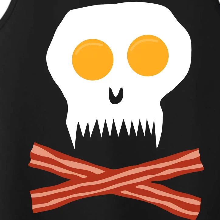 Eggs And Bacon Skull Performance Tank