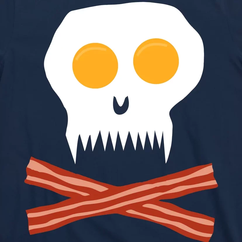 Eggs And Bacon Skull T-Shirt