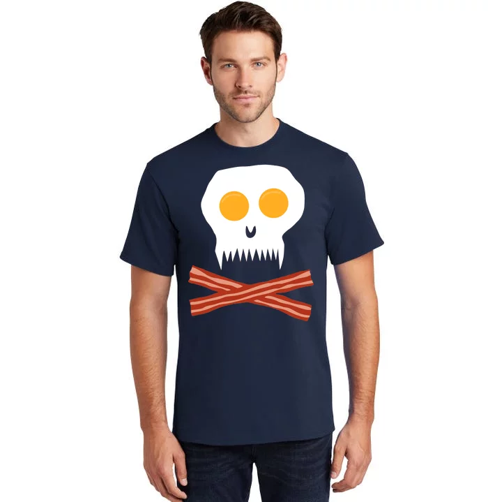 Eggs And Bacon Skull Tall T-Shirt