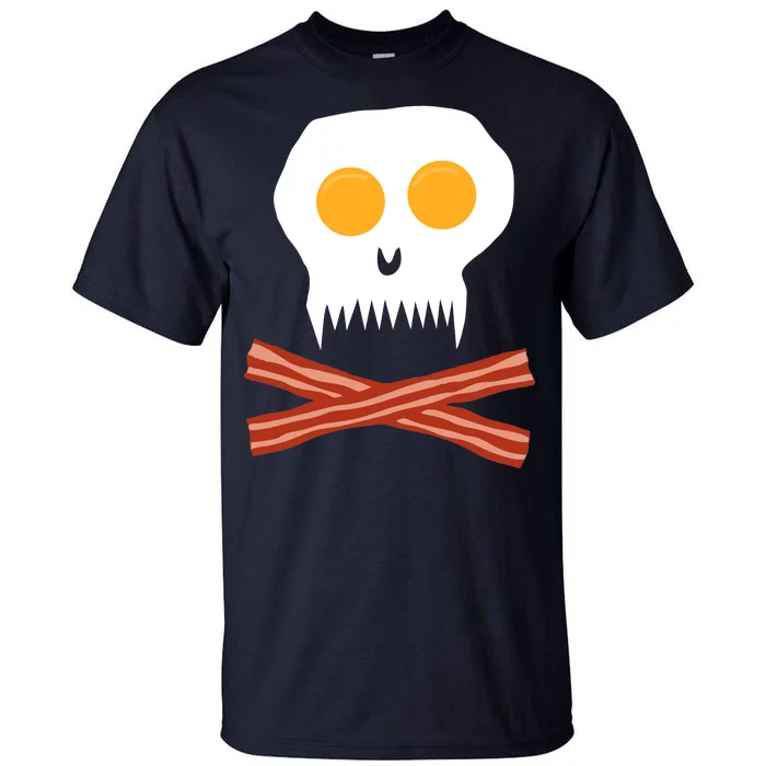 Eggs And Bacon Skull Tall T-Shirt