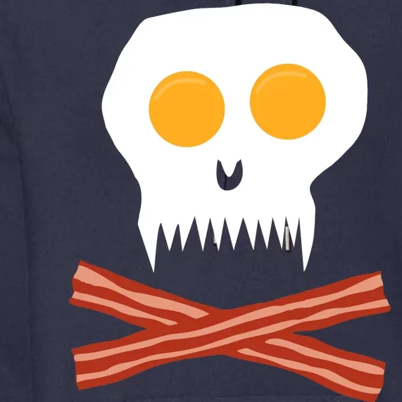 Eggs And Bacon Skull Premium Hoodie