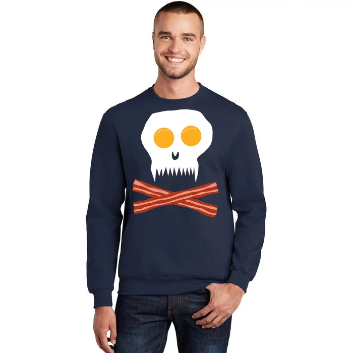 Eggs And Bacon Skull Tall Sweatshirt