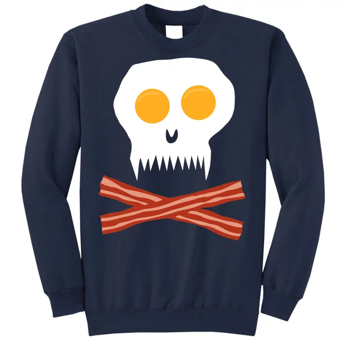 Eggs And Bacon Skull Tall Sweatshirt