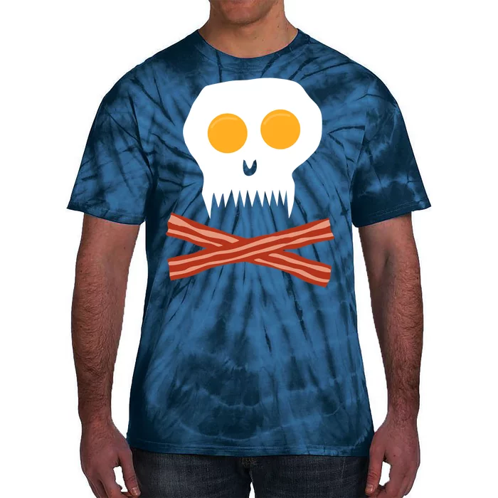 Eggs And Bacon Skull Tie-Dye T-Shirt