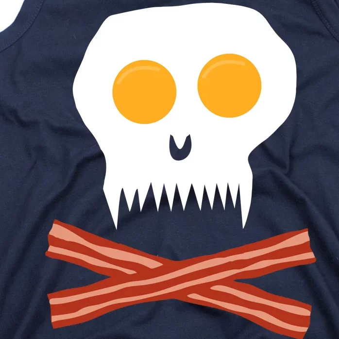 Eggs And Bacon Skull Tank Top